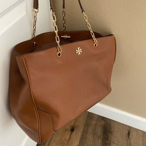 Tory Burch Caramel Leather Bag